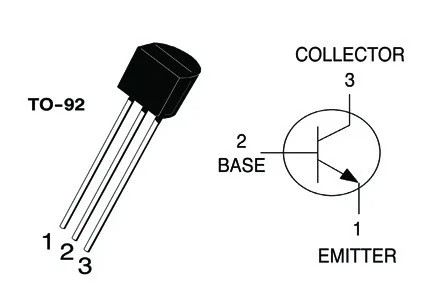 2N3904 NPN Transistor - Billede 2