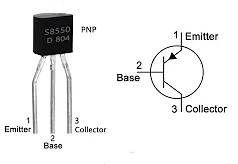 S8550 NPN Transistor - Billede 2