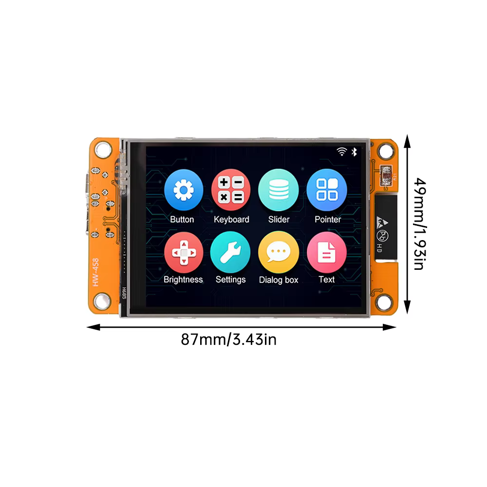 ESP32 Smart Display 2.8" TFT Touch – "Cheap Yellow Display" (CYD) med USB-C - Billede 3