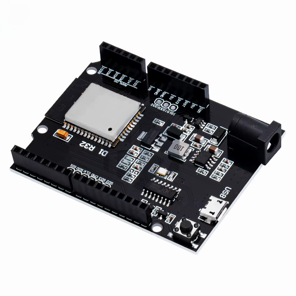 Wemos D1 R32 ESP32 Development Board – WiFi & Bluetooth med USB-C (Uno Layout)
